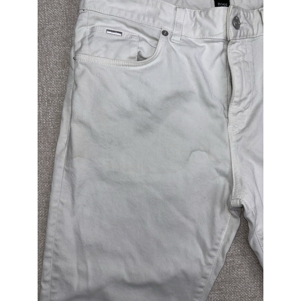 Hugo Boss Mens White Jeans Size 36 - Picture 8 of 13